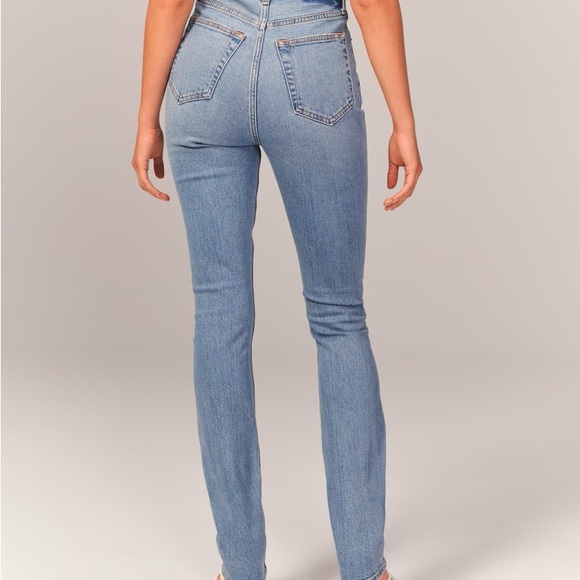 The 90s slim straight ultra high rise jeans - Picture 3 of 5